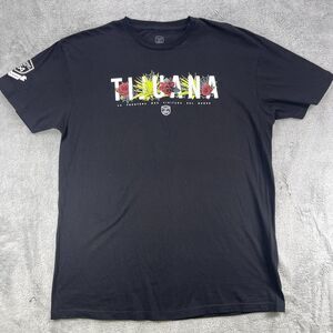 Tijuana I Love 664 T Shirt Mens XL Black Graphic Print Crew Neck Travel Tee